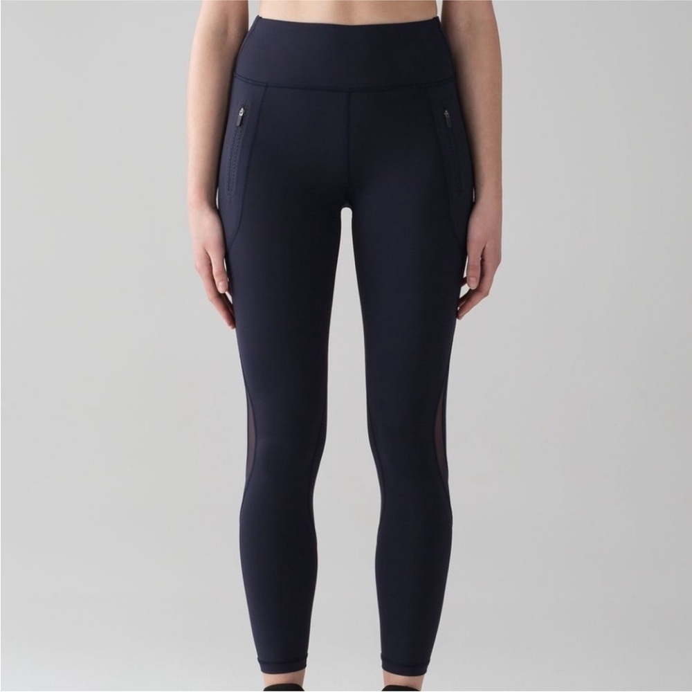 Lululemon Invigorate 7/8 Tight Midnight Navy size 8